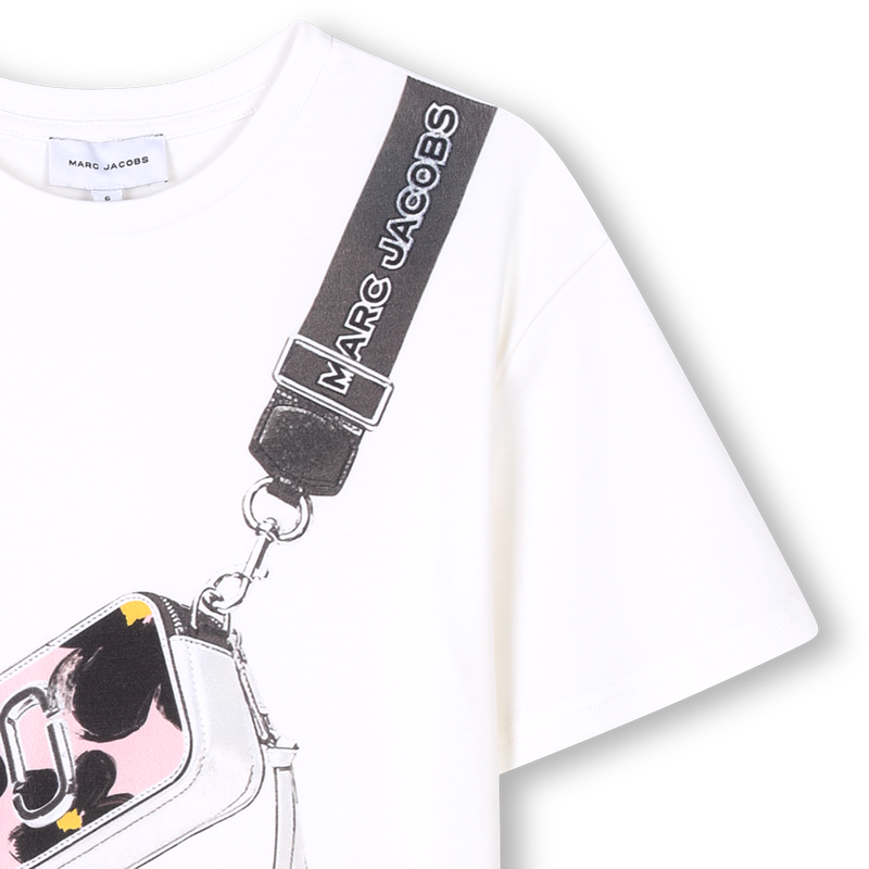 Kurz&auml;rmeliges Baumwollkleid MARC JACOBS 
                        GIRL