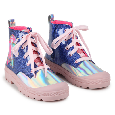 Schn&uuml;r-Stiefeletten mit Zipper BILLIEBLUSH GIRL