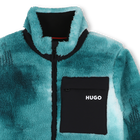 Cardigan aus Pl&uuml;sch HUGO 
                    BOY