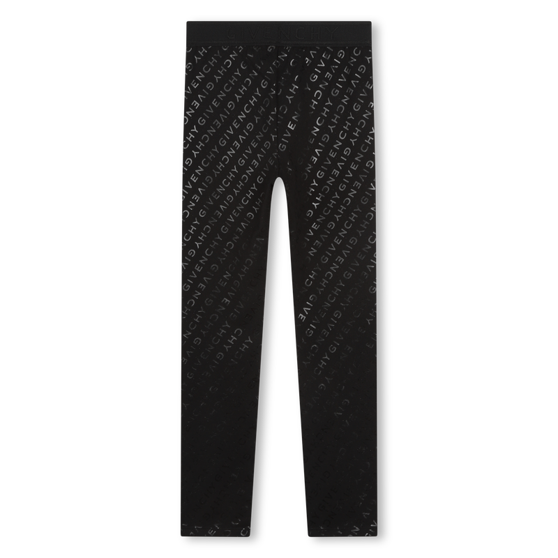 Baumwoll-Leggings mit Logo GIVENCHY 
                        GIRL