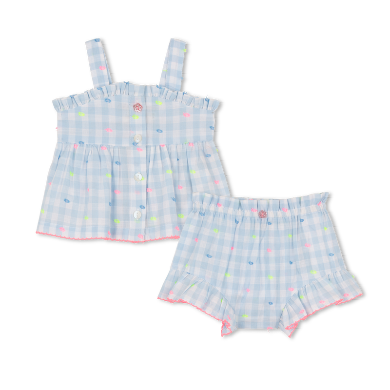 TR&Auml;GER-TOP-SET + SHORTS BILLIEBLUSH 
                        GIRL
