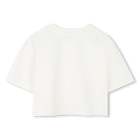 Baumwoll-T-Shirt mit Stickerei MICHAEL KORS 
                    GIRL