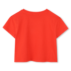 Kurzes Baumwoll-T-Shirt MICHAEL KORS 
                    GIRL