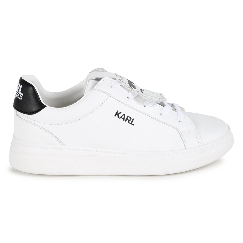 Low-Sneaker aus Leder KARL LAGERFELD KIDS 
                        GIRL