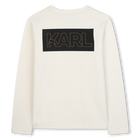 Langarm-T-Shirt KARL LAGERFELD KIDS 
                    BOY