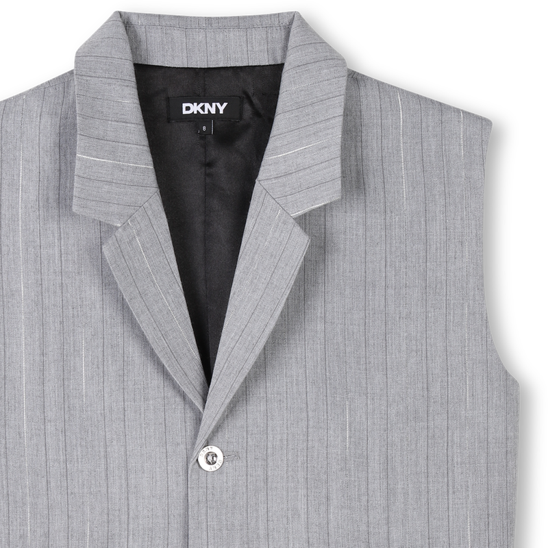 &Auml;rmellose Jacke mit Streifen DKNY 
                        GIRL