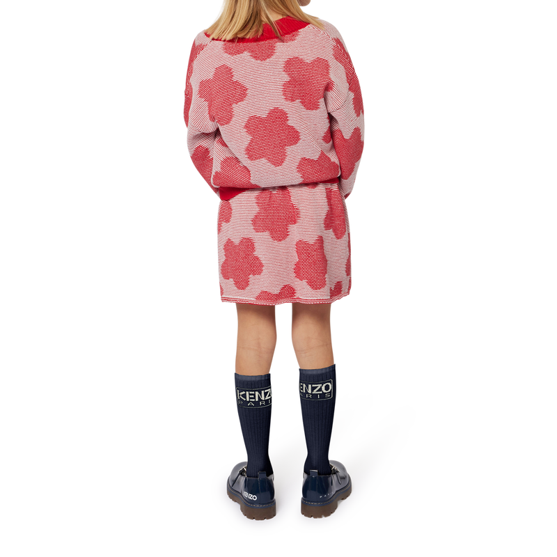 Cardigan mit Blumenmuster KENZO KIDS 
                        GIRL