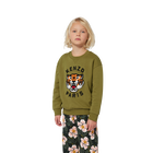 Sweatshirt aus ungeb&uuml;rstetem Fleece KENZO KIDS 
                    BOY