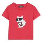 Kurz&auml;rmeliges T-Shirt KARL LAGERFELD KIDS 
                    GIRL