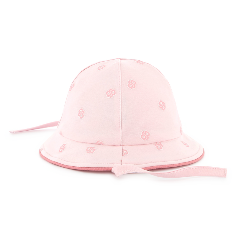 Baumwoll-Hut mit B&auml;ndern BOSS 
                        GIRL