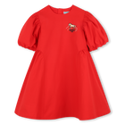 Kleid mit ballon&auml;rmeln KENZO KIDS 
                    GIRL