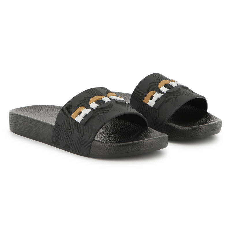 Pantoletten mit breitem Riemen BOSS 
                        BOY