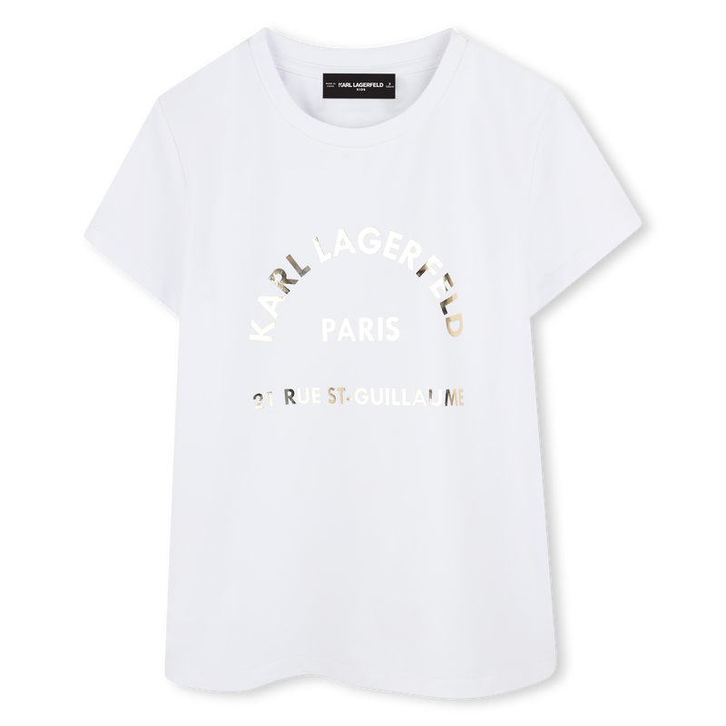 Kurzarm-T-Shirt KARL LAGERFELD KIDS 
                        GIRL