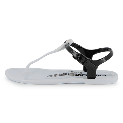 SANDALEN MIT VERSTELLBAREN RIEMEN KARL LAGERFELD KIDS GIRL