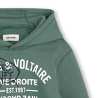 Fleece-Kapuzenpullover ZADIG VOLTAIRE 
                    BOY