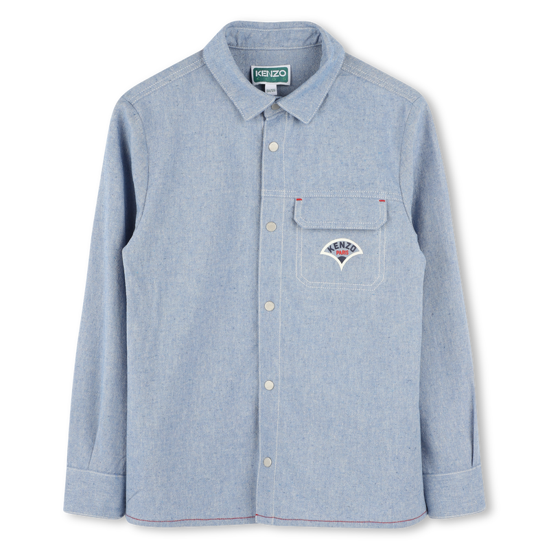 Lang&auml;rmeliges Hemd KENZO KIDS 
                        BOY