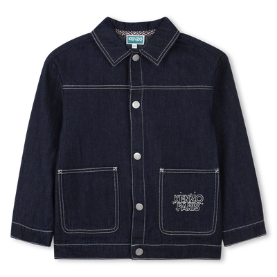 Jacke mit Druckknopfverschluss KENZO KIDS BOY