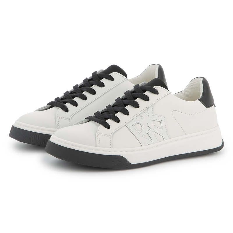 Ledersneaker mit Schn&uuml;rung DKNY 
                        UNISEX