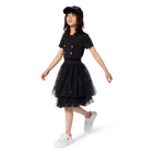 Zeremonienkleid aus bi-material KARL LAGERFELD KIDS 
                    GIRL