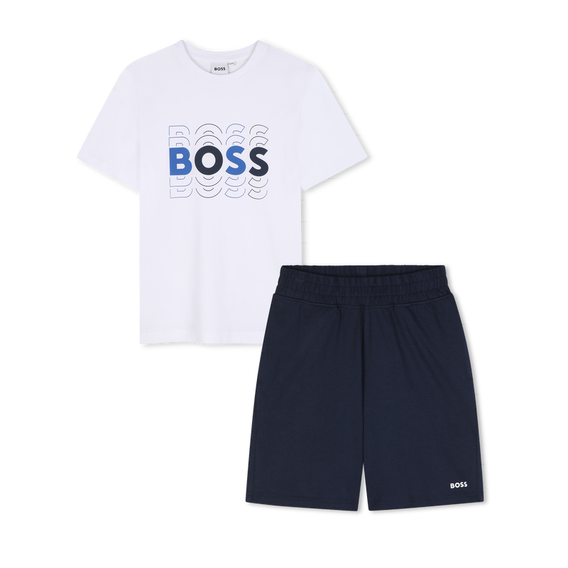 T-SHIRT + BERMUDA-SET BOSS 
                        BOY