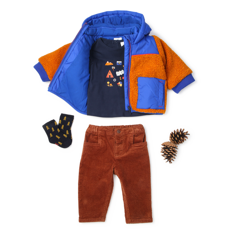 Zweifarbiger Mantel CARREMENT BEAU 
                        BOY