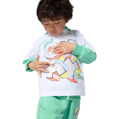 KURZ&Auml;RMELIGES T-SHIRT BILLIEBLUSH BOY