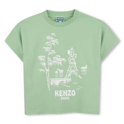 KURZ&Auml;RMELIGES T-SHIRT KENZO KIDS UNISEX