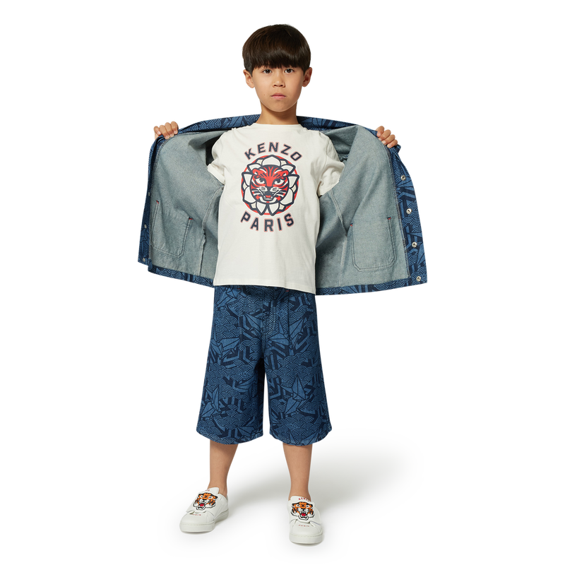 Bedruckte Jeansjacke KENZO KIDS 
                        UNISEX