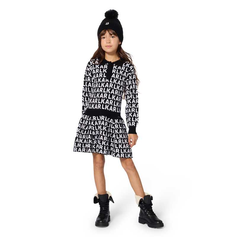 Strickm&uuml;tze KARL LAGERFELD KIDS 
                        GIRL