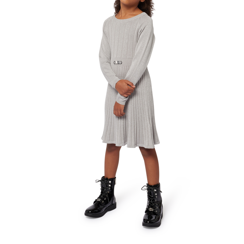 Lang&auml;rmeliges Strickkleid MICHAEL KORS 
                        GIRL