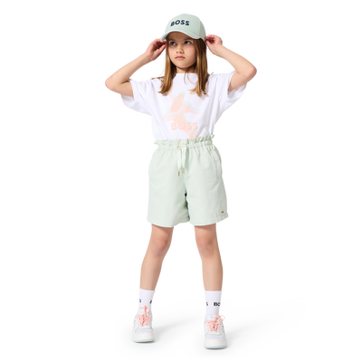 SHORTS MIT ELASTISCHEM BUND BOSS GIRL