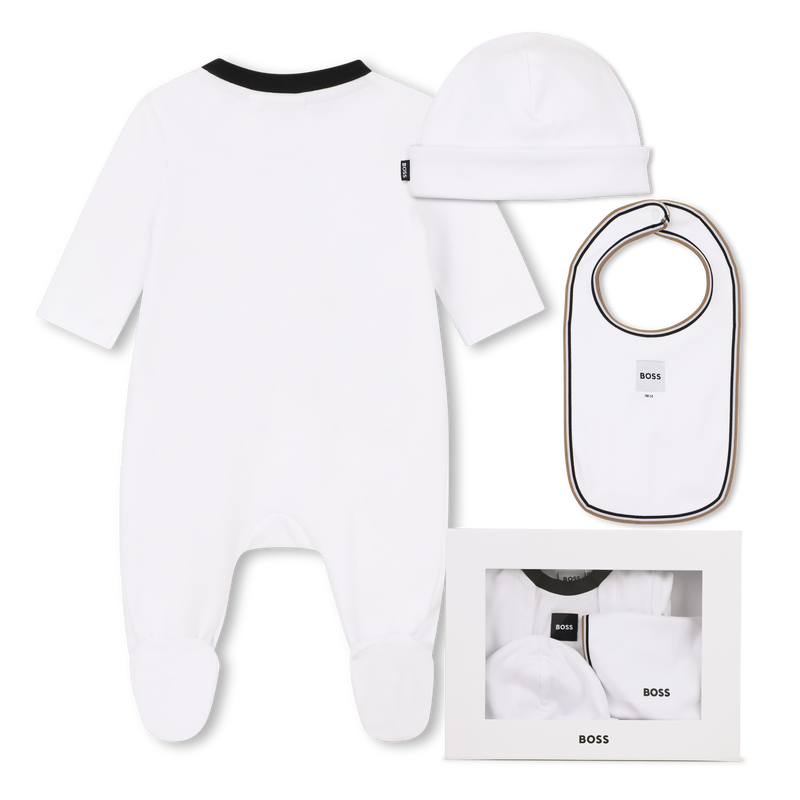 Pyjama-Set mit M&uuml;tze und L&auml;tzchen BOSS 
                        BOY