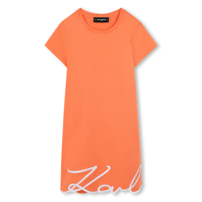 Kurz&auml;rmeliges Kleid KARL LAGERFELD KIDS GIRL
