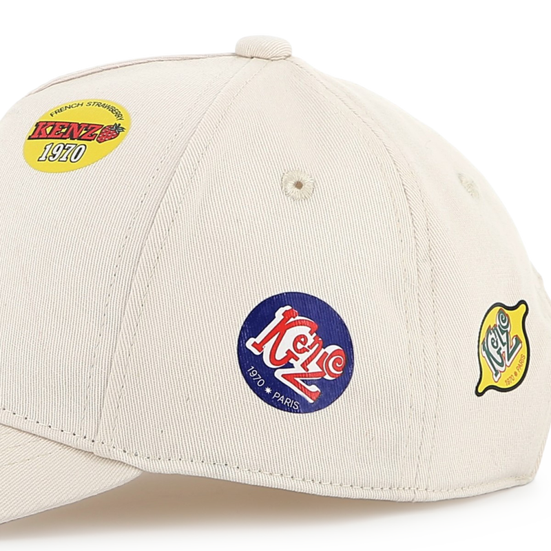 Baumwoll-Cap mit Print KENZO KIDS 
                        UNISEX