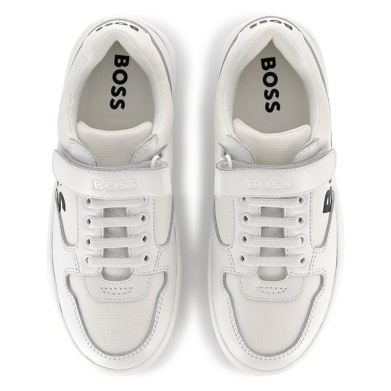 Schn&uuml;rsneaker mit Klett BOSS 
                        BOY