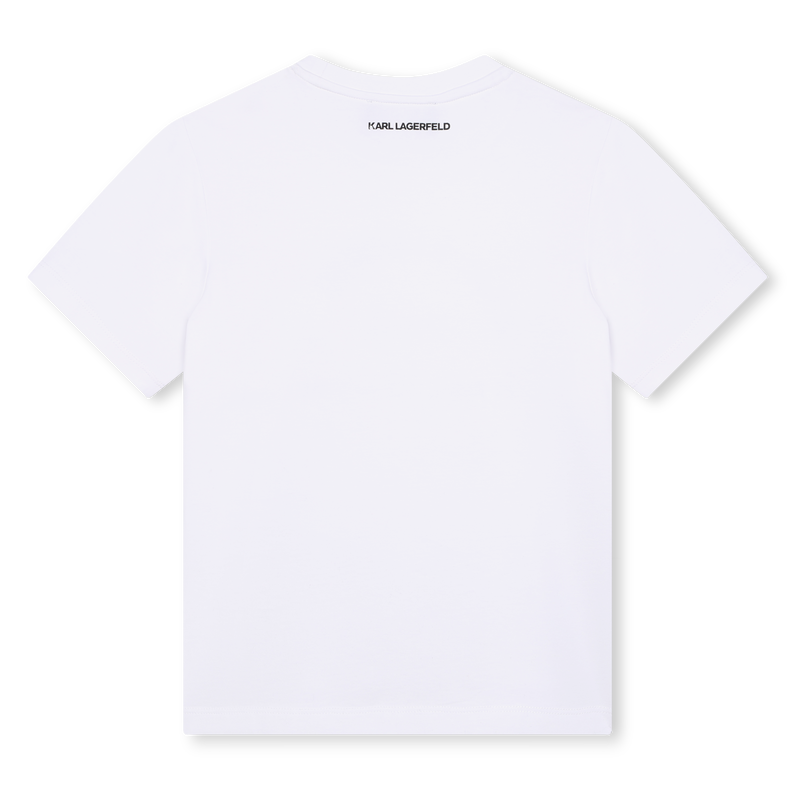 T-Shirt mit platziertem Print KARL LAGERFELD KIDS 
                        GIRL