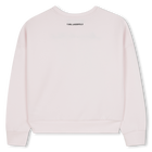 Lang&auml;rmeliges Sweatshirt KARL LAGERFELD KIDS 
                    GIRL