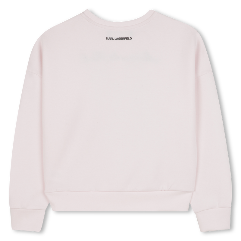 Lang&auml;rmeliges Sweatshirt KARL LAGERFELD KIDS 
                        GIRL