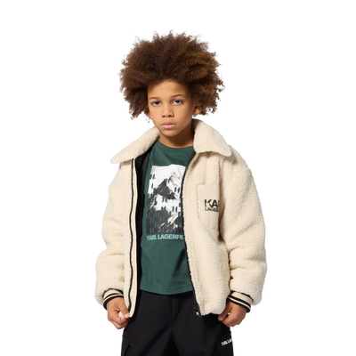 T-Shirt mit kurzen &Auml;rmeln KARL LAGERFELD KIDS BOY