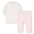 Set aus Kleid + Boxershorts KARL LAGERFELD KIDS 
                    GIRL