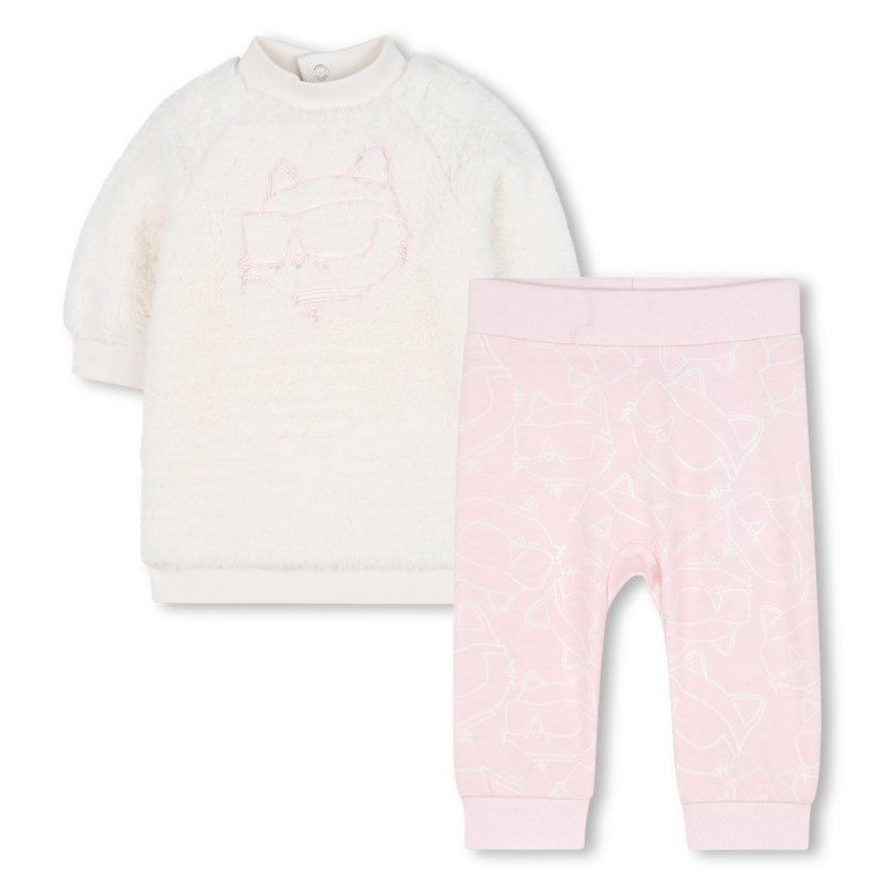 Set aus Kleid + Boxershorts KARL LAGERFELD KIDS 
                        GIRL