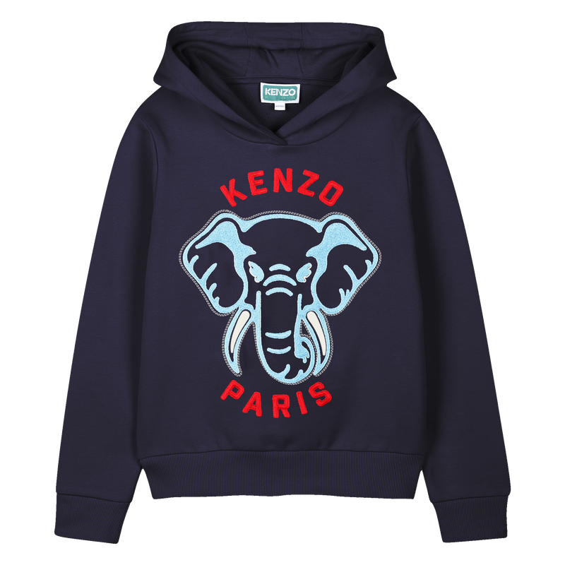 Kapuzensweatshirt mit Elefant KENZO KIDS 
                        BOY