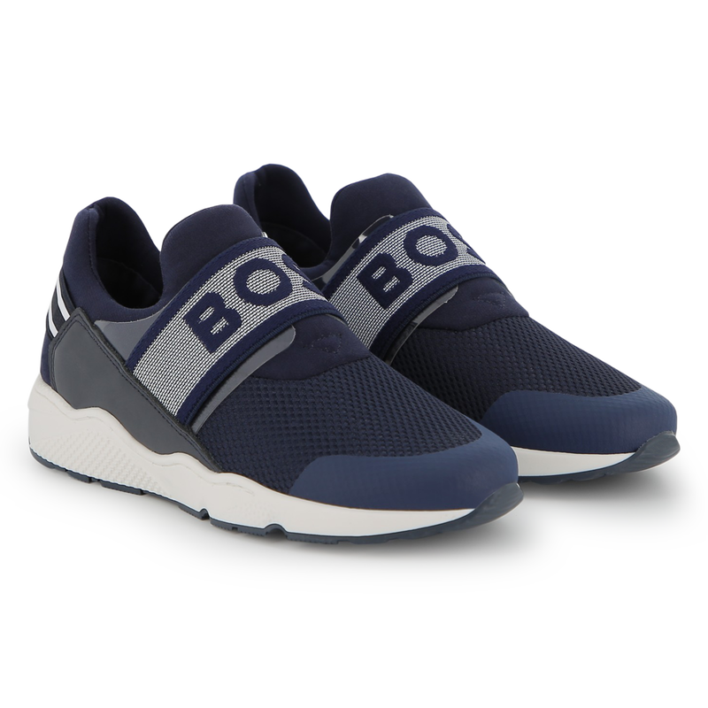 SNEAKERS AUS RINDSLEDER BOSS 
                        BOY