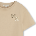Kurz&auml;rmliges Baumwoll-T-Shirt MICHAEL KORS 
                    GIRL