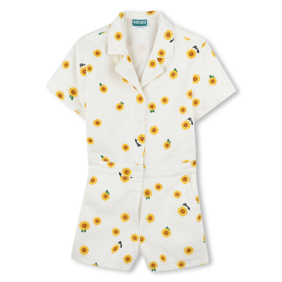 Playsuit aus Baumwolle KENZO KIDS GIRL