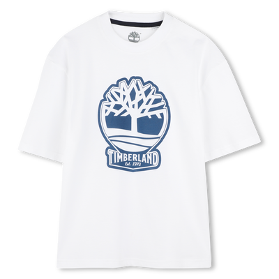 Zweifarbiges T-Shirt mit Logo TIMBERLAND BOY