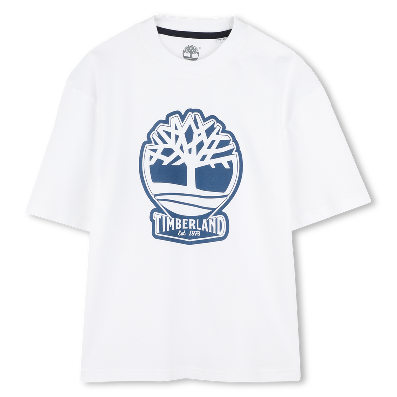 Zweifarbiges T-Shirt mit Logo TIMBERLAND 
                        BOY
