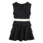 Plissiertes kurz&auml;rmeliges kleid KARL LAGERFELD KIDS 
                    GIRL