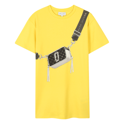 Gerades, kurzes Baumwoll-Kleid MARC JACOBS GIRL