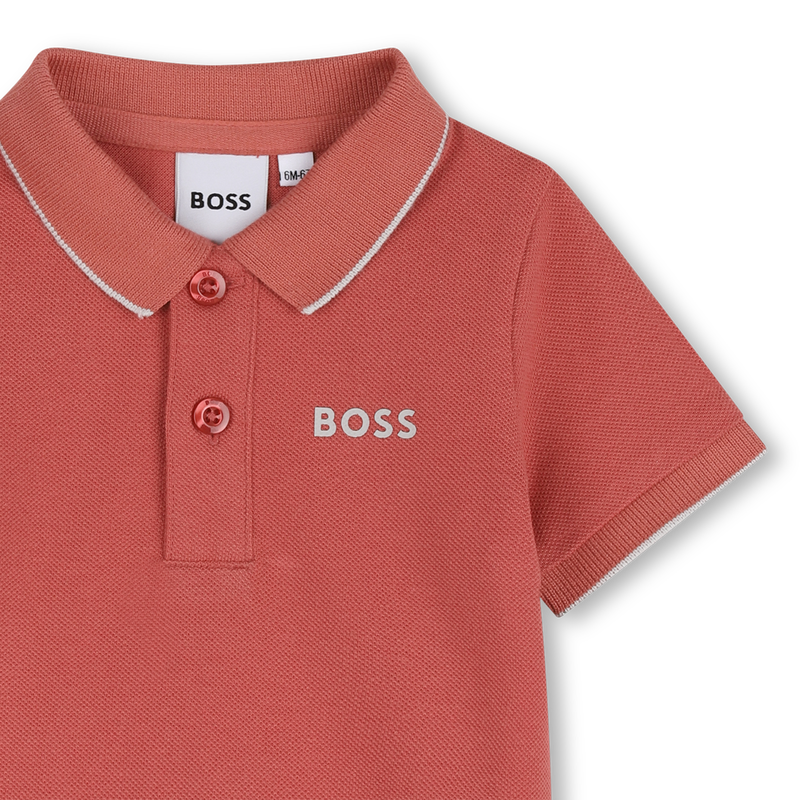 KURZ&Auml;RMELIGES POLOSHIRT BOSS 
                        BOY